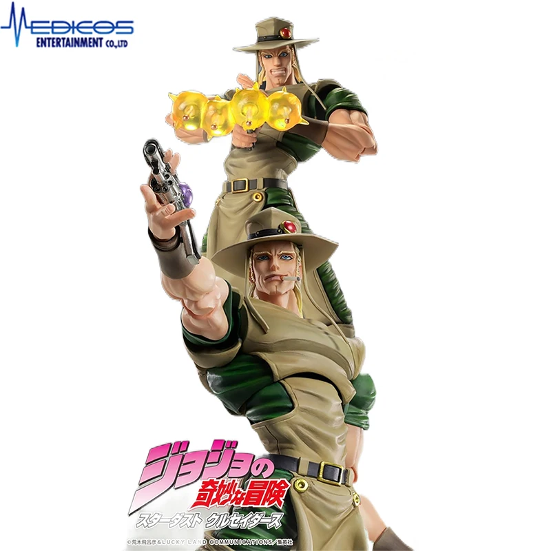 

100% Original MEDICOS-E SUPER ACTION STATUE JoJo's Bizarre Adventure Stardust Crusaders Hol Horse Action Figure Kids Toy Gift