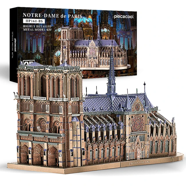 Notre Dame Cathedral 3D puzzle 1