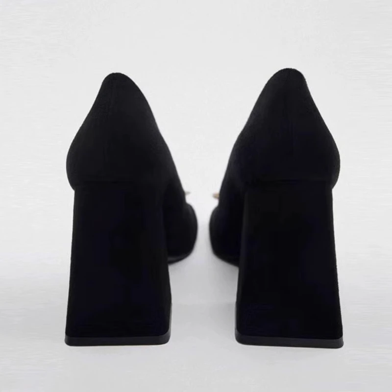 Женские модельные туфли на очень высоком каблуке элегантные дизайнерские