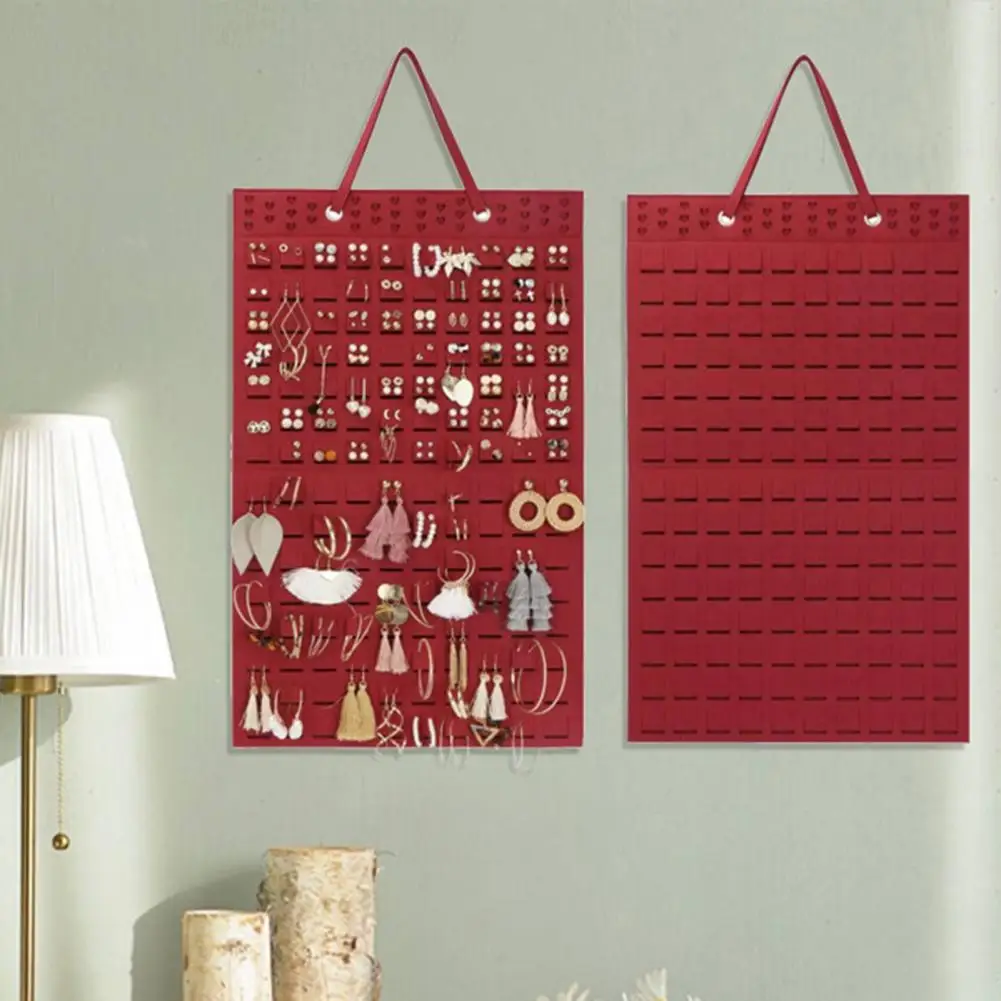 

Современная удобная сумка для ювелирных изделий, фетровый подвесной мешок со шнурком, большой вместимости, для туалетной комнаты