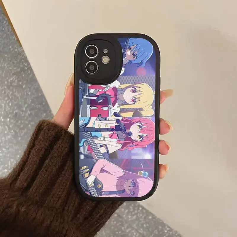 Bocchi The Rock Anime Phone Case Hard Leather Phone Case For iPhone 14 13 12 Mini 11 14 Pro Max Xs X Xr 7 8 Plus 6 6s