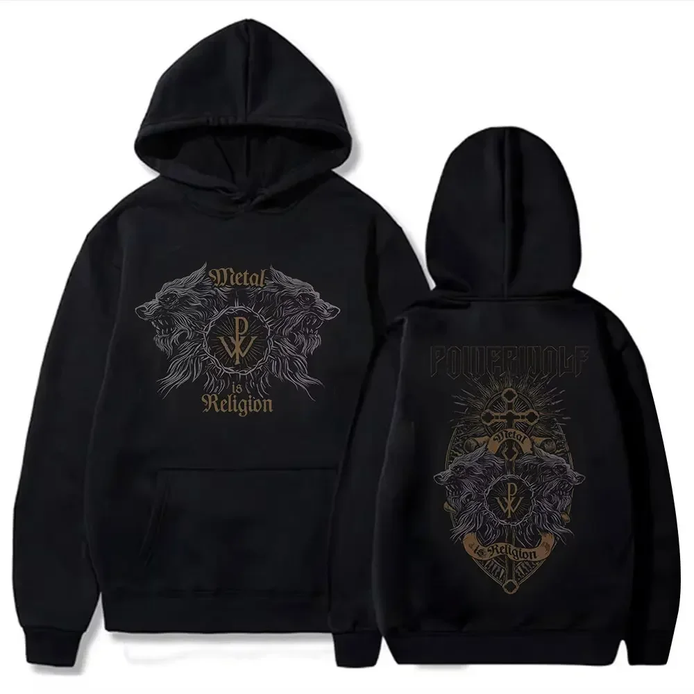 Новая модная мужская толстовка Via Dolorosa Black от Powerwolf, пуловер большого размера с графическим рисунком, молодежная уличная одежда, винтажные толстовки, топ унисекс (art.: 3920d39af4951) - 3920d39af4951