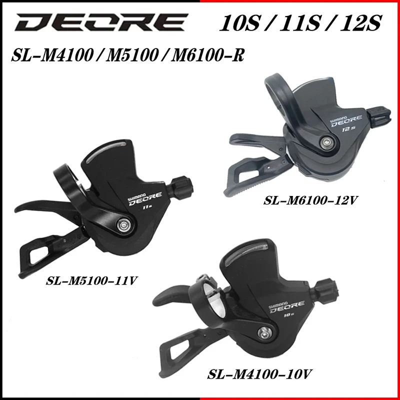 

DEORE SL M4100 M5100 M6100 Right Shifter Lever 10s 11s 12 Speed Mountain Bicycle M4100 M5100 M6100 Shifter Lever Right