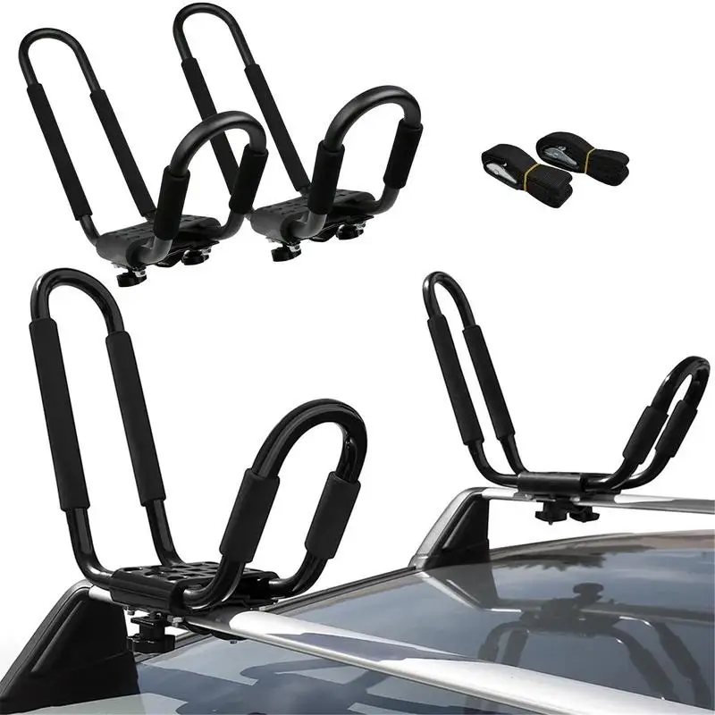 

Kayak Roof Rack 2pcs Universal Snowboard Roof Rack Car Roof Racks For Kayak Canoe Paddle Boards Skiboard Surfboard Foldable