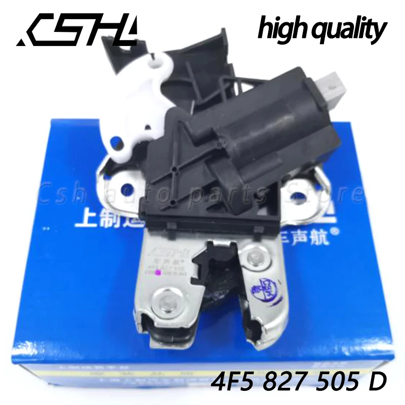 

Замок задней двери автомобиля 4F5827505D для Vw PASSAT B6 JETTA MK3 CC B7 A5 A6L S5, замена замка крышки 4F5827505A 4F5827505B 4F5827505C