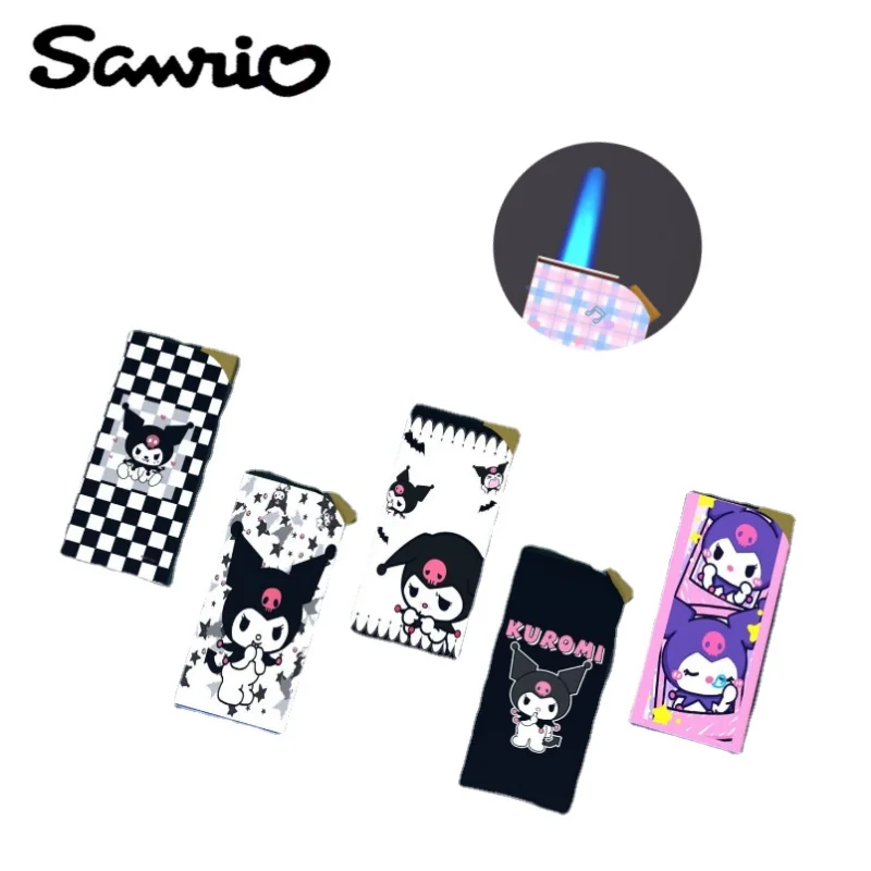 

Sanrio Anime Peripheral Cartoon Kawaii Kulomi Cinnamon Roll Windproof Cute Lighter KTV Cigarette Lighter Creative Gift Wholesale