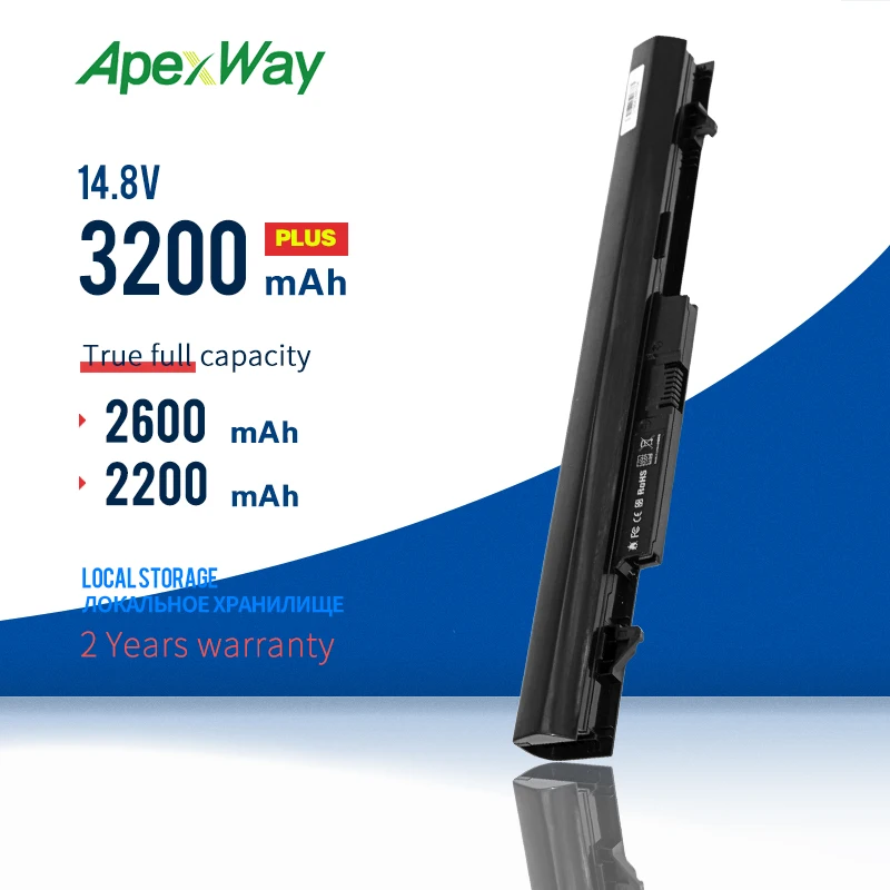 

Apexway 740715-001 15-h000 15-S000 Laptop Battery Batteries For HP 240 G2 CQ14 CQ15 OA04 HSTNN-PB5S HSTNN-LB5S