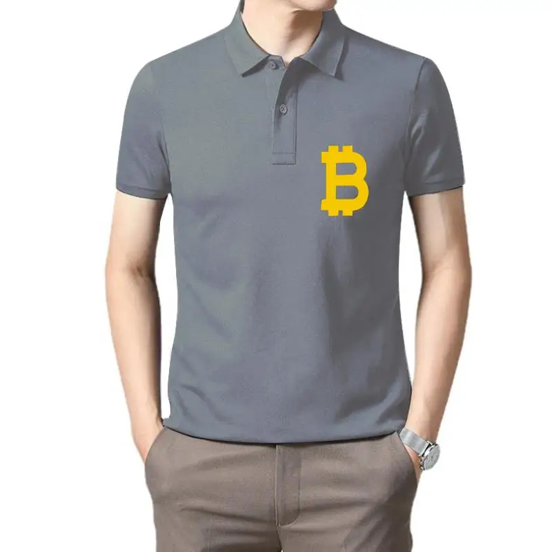 

Golf wear men Bitcoin $ Crypto P2P Digital Currency Tee polo t shirt for men