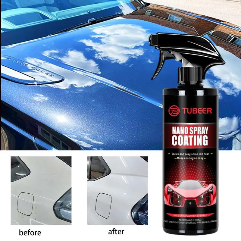 

Car Coating Spray Trim Refurbisher Restorer Auto Paint Crystal Wax Spray Car Scratch Repair Spray Auto Coating Paint Accessories