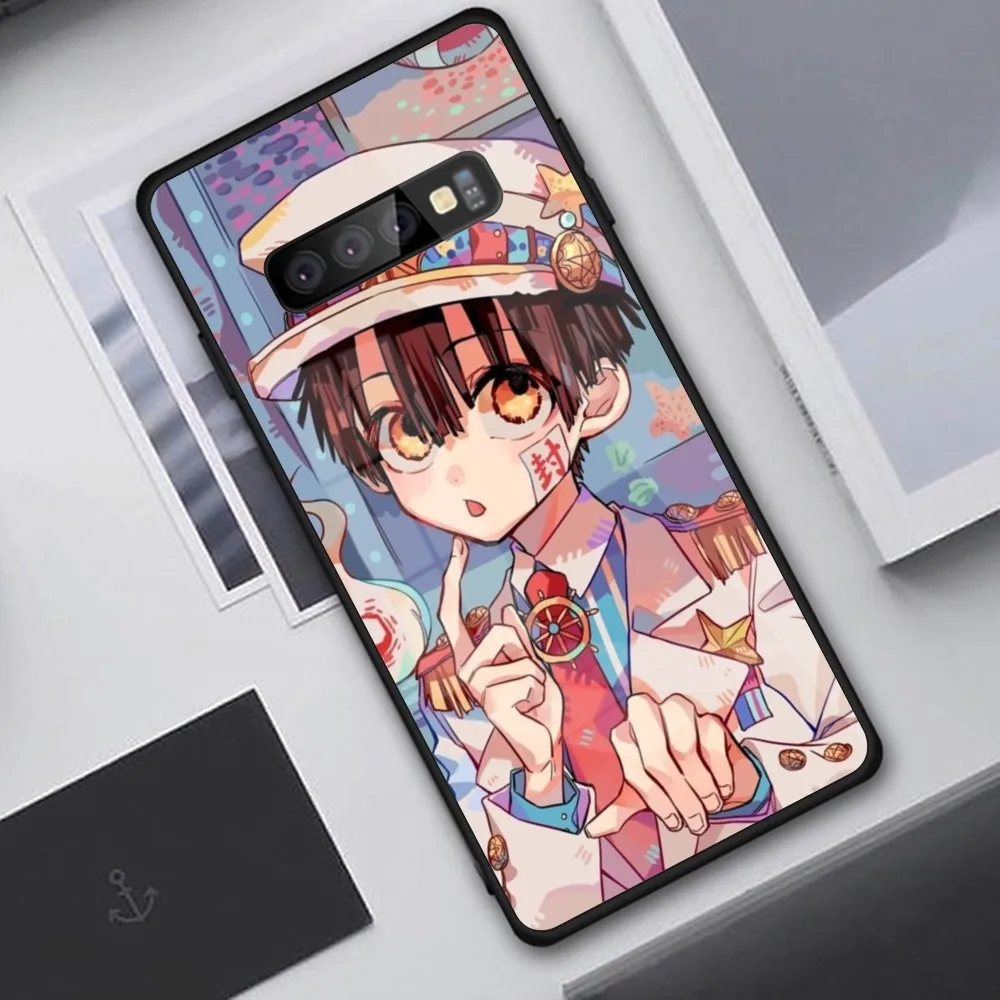 TBHK Hanako Kun Mobile Cell чехол для телефона Samung S23 S22 S21 Pro Ultra A13 A33 A53 NOTE 20 PC Glass Phone Cover Funda