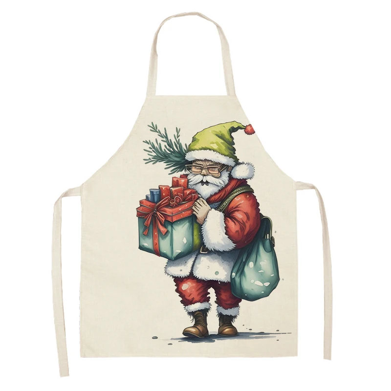 Кухонный Фартук для женщин льняной водонепроницаемый фартук мужчин и детей