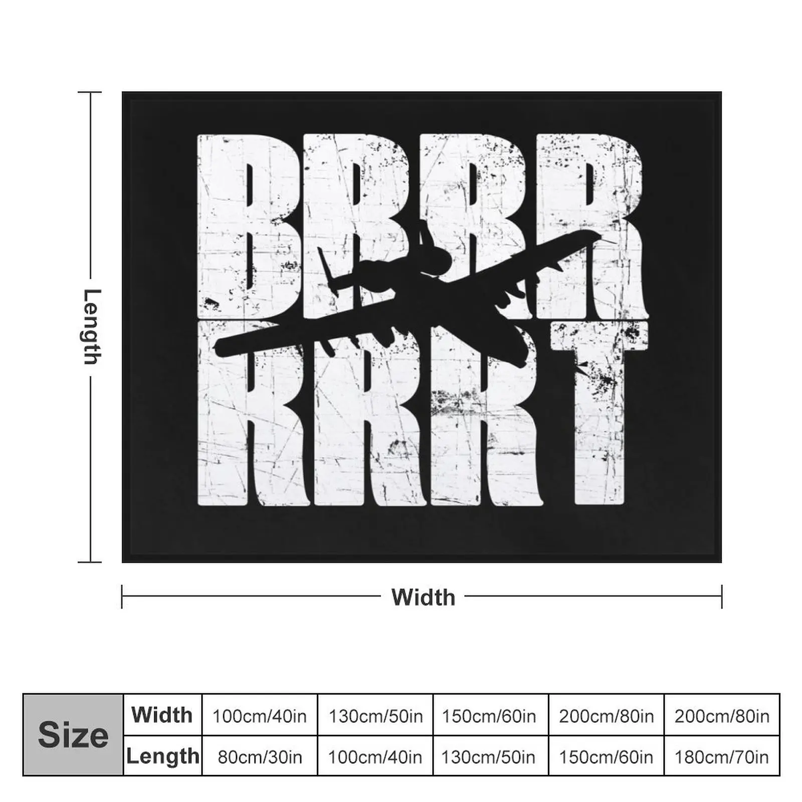 BRRRRT A-10 Warthog военный самолет роскошное декоративное одеяло