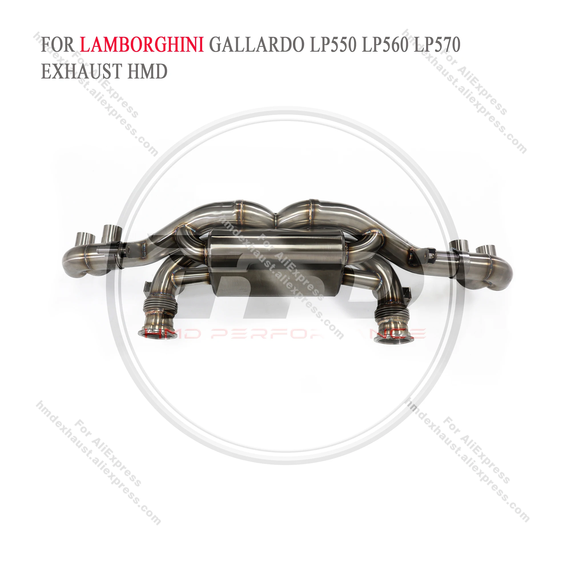 Выхлопная система HMD из нержавеющей стали Performance Catback для Lamborghini Gallardo LP550 LP560 LP570