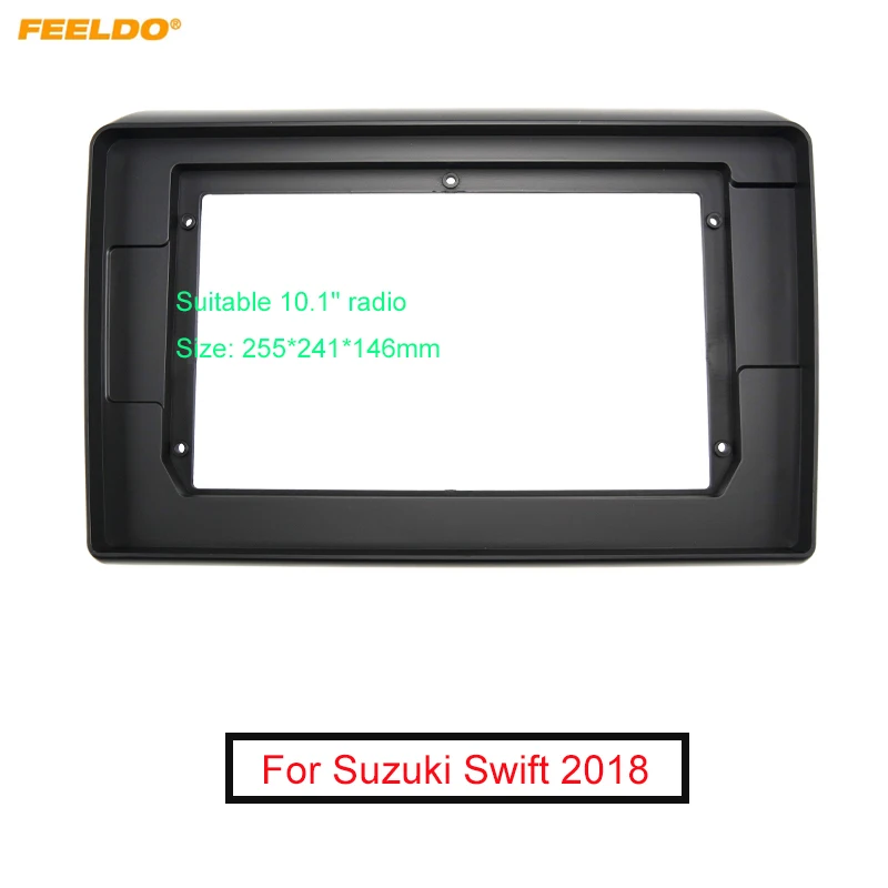 

Рамка для автомобильной аудиосистемы FEELDO, 10,1 дюйма, с большим экраном, для Isuzu MU-X 2Din, комплект для установки панели приборной панели