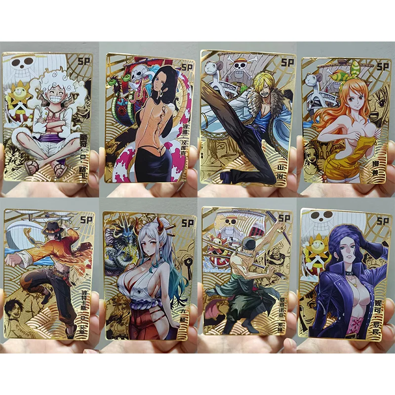 

Аниме ONE PIECE kawaii DIY ACG металлическая рефракционная карточка Luffy Hancock Nami Yamato Игрушки для мальчиков коллекционная карточка подарок на день рождения