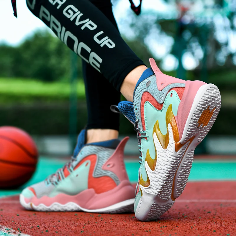 QQ-AT01 High Quality Mens Basketball Sneakers Fashion Non-Slip Training Sports Shoes for Men Wearable ForMotion Basketball Shoes