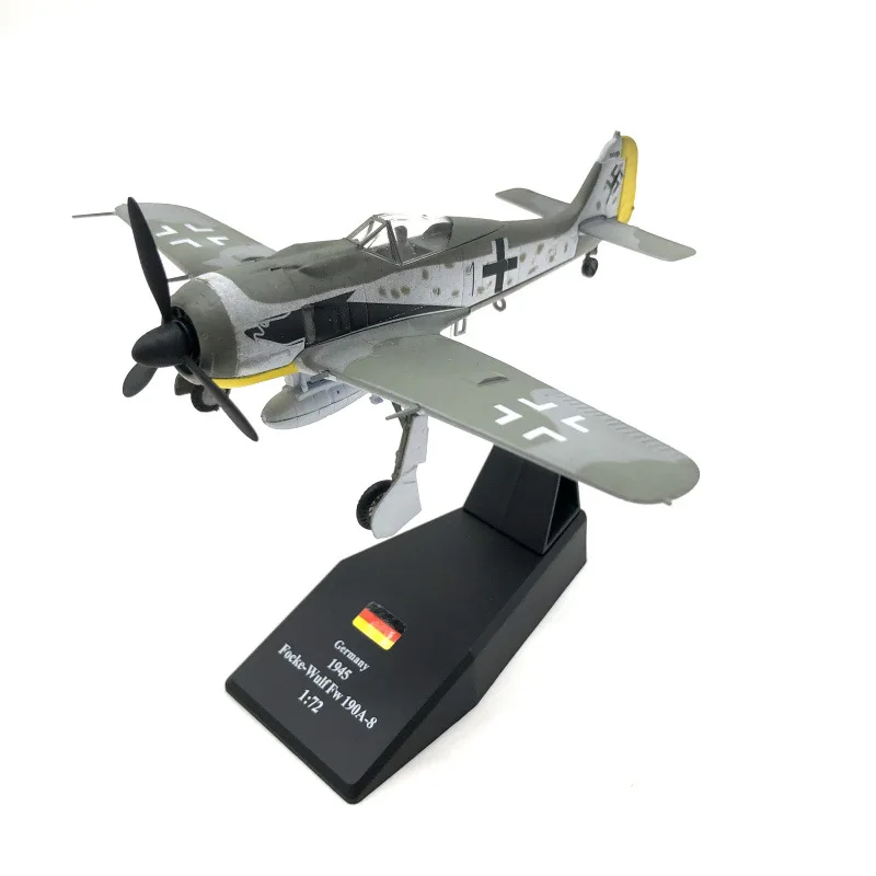 

TOY GODS 1/72 Scale Focke-Wulf FW-190 Shrike Fighter Aircraft Diecast Metal Military Plane Model Toy For Collection,Gift