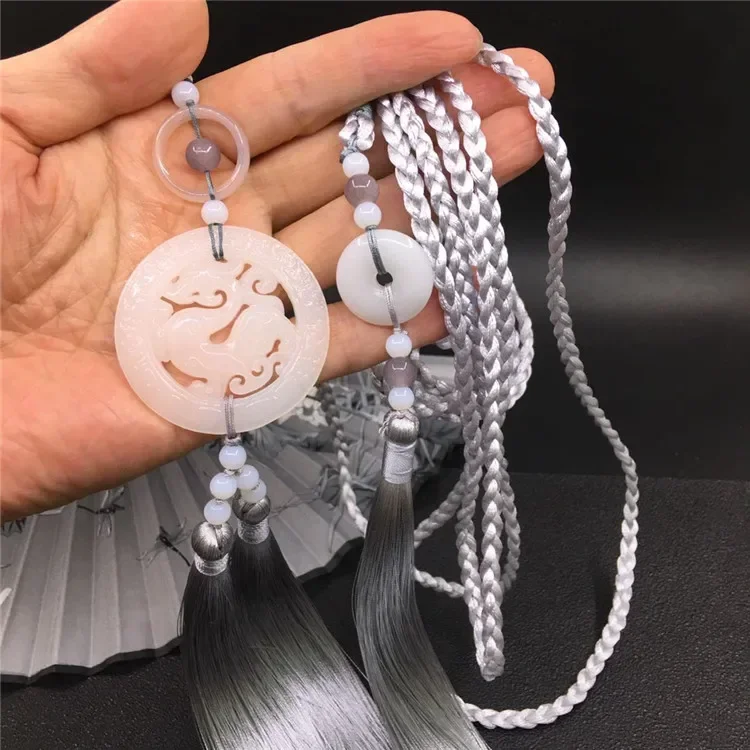 2023 г. ханьфу дворец в старинном стиле Нефритовое украшение ткачество taoist robe