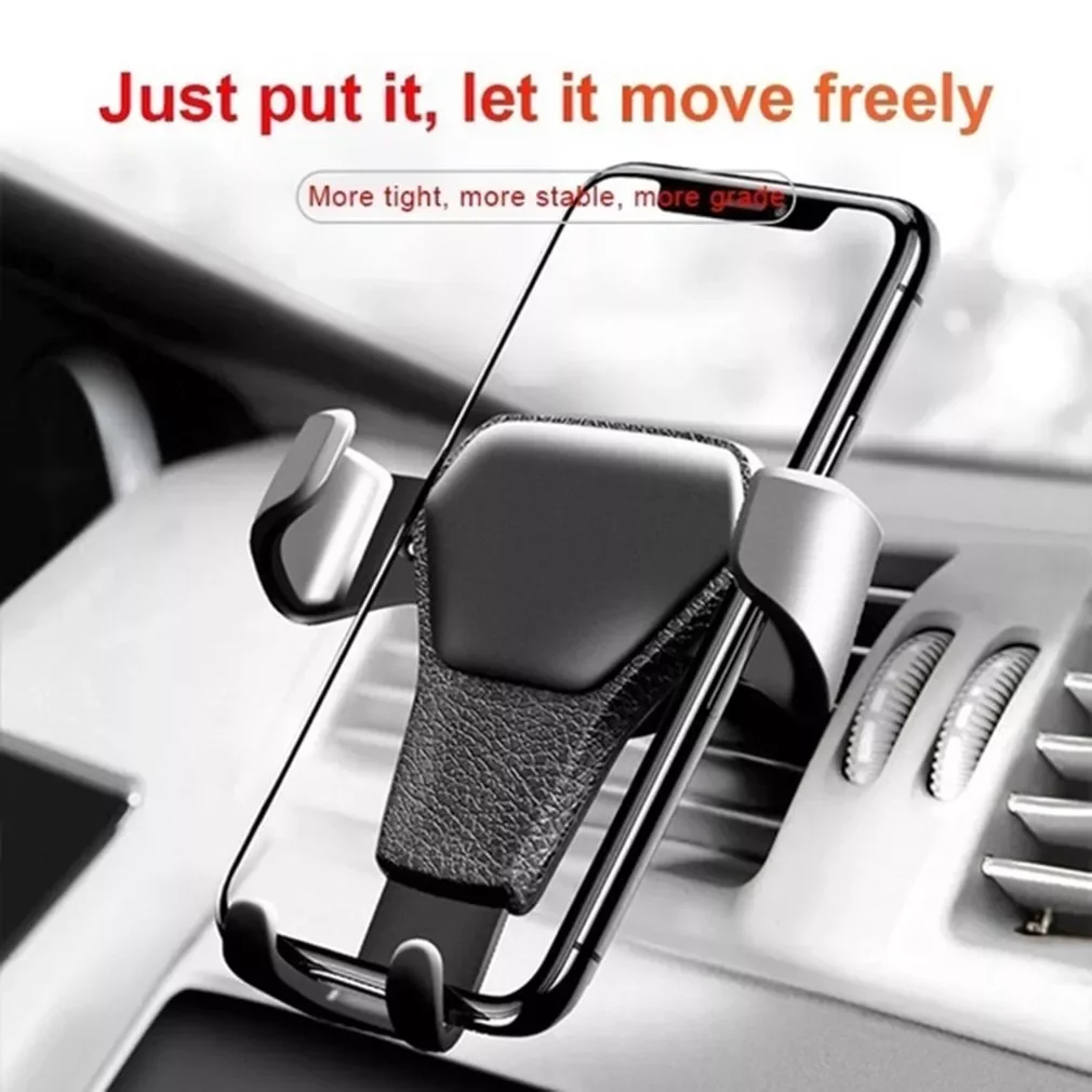 

Car Phone Holder Car Air Vent Clip Mount Mobile Cell Stand Smartphone GPS Gravity Induction Phone Holder