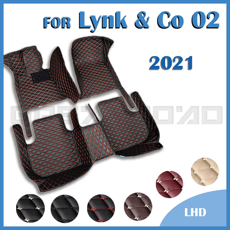 

Автомобильные напольные коврики для Lynk & Co 02 хэтчбек 2021, оригинальные автомобильные накладки на ножки, чехол, аксессуары для интерьера