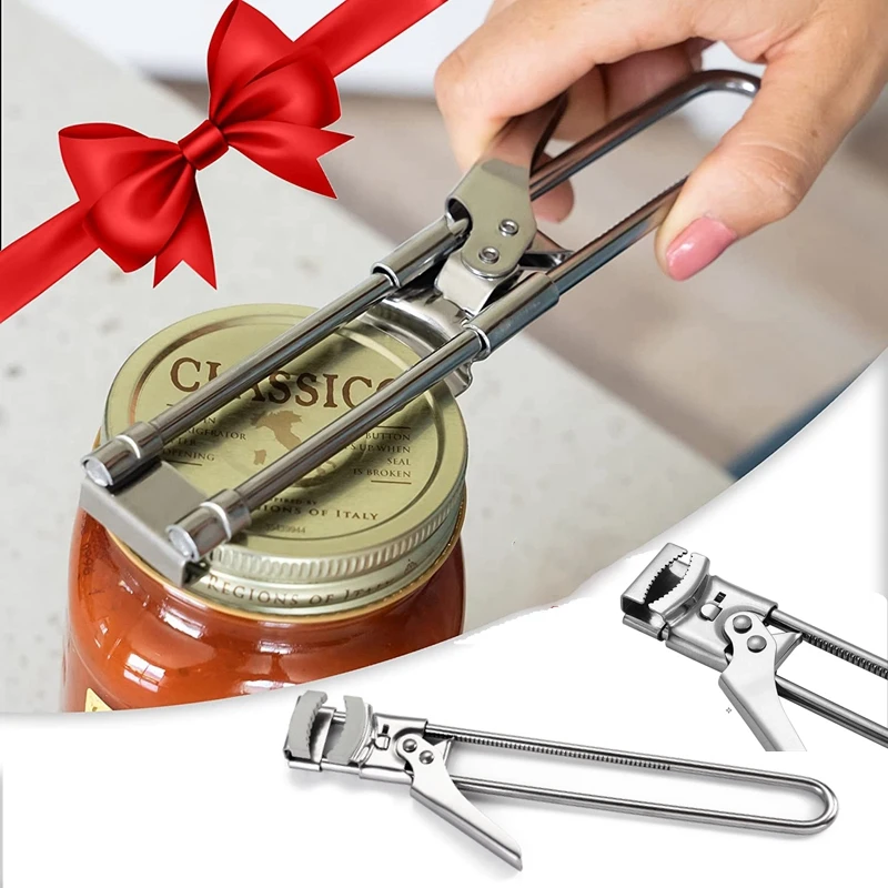 

Adjustable Stainless Steel Opener Kitchen Accessories Can Bottle Opener Telescopic Quick Opening Tools