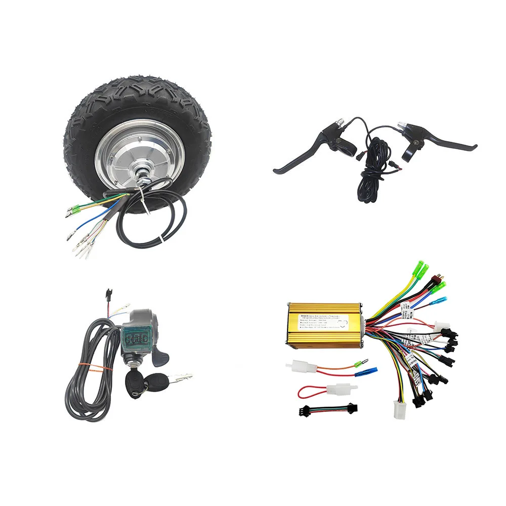 

Electric Wheelbarrow Hub Motor Kit 24V 36V 48V 250W 350W 500W All Terrain Off Road Rough Tyre Wheel 10*4.0"