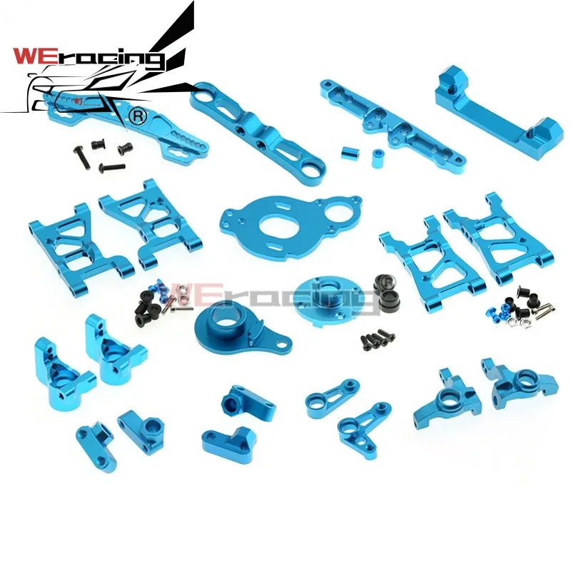 

RC Car Tamiya XV01 Full Set Metal Upgrade Part Arms Code Front Rear CVD Swing Arm Steering Cup Axle Motor Mount