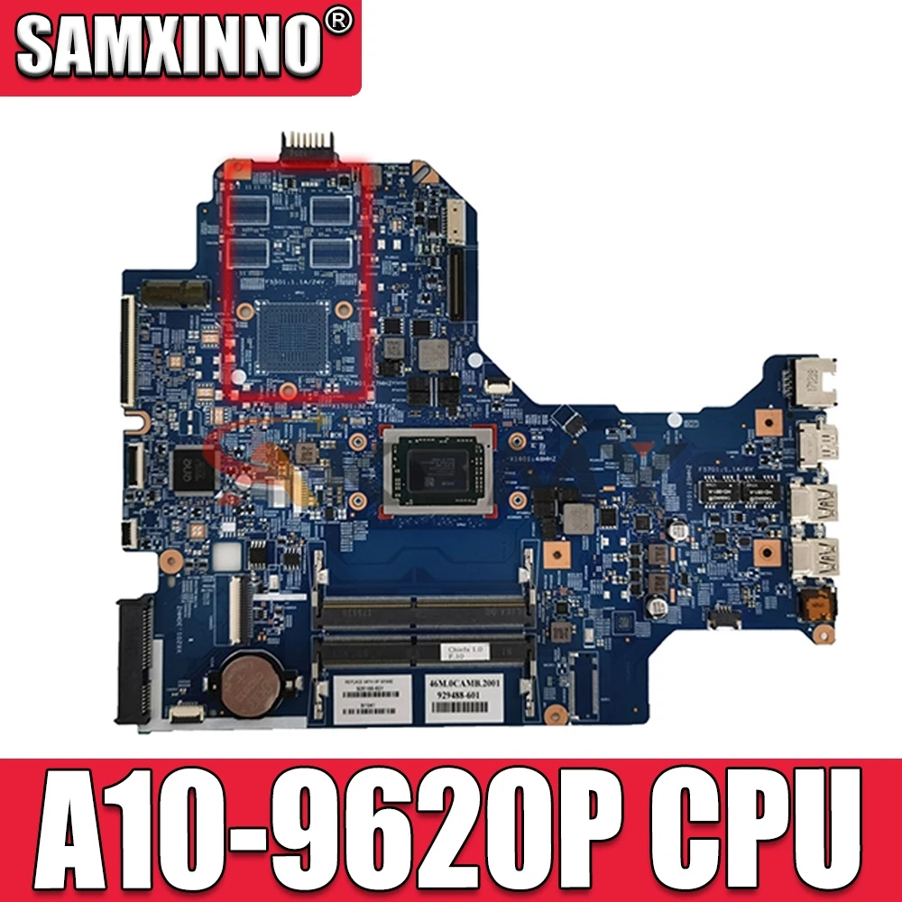 

Akemy 926189-601 448.0CA02.0011 mainboard For HP LAPTOP 17-AK 17Z-AK 17-AK064NR Laptop Motherboard A10-9620P fully Tested