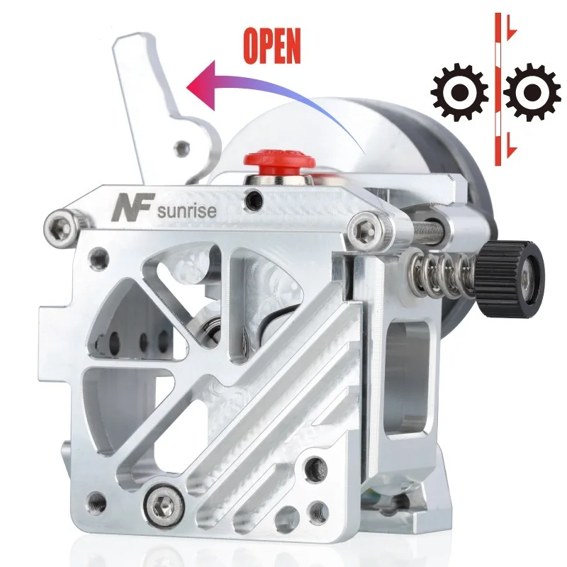 

Mellow Lightweight NF-sunrise V1.1 Dual Drive Extruder For Upgrade Aquila Ender 3 V2 Voron Blv Prusa 3D Printer Parts