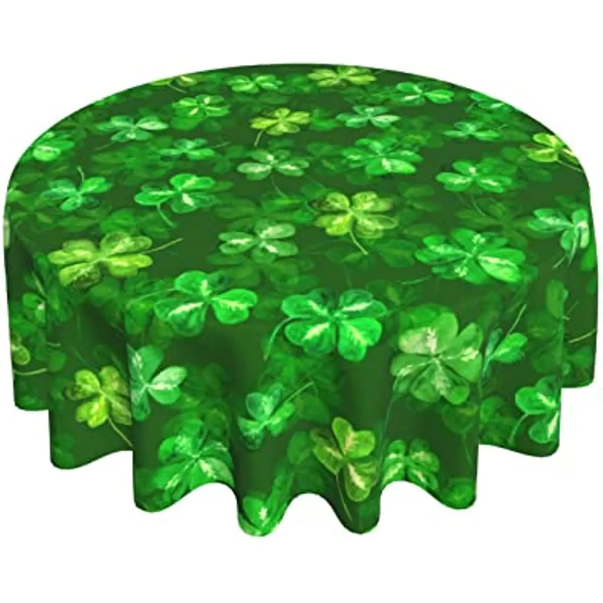 

Водонепроницаемая круглая скатерть с защитой от морщин, из полиэстера