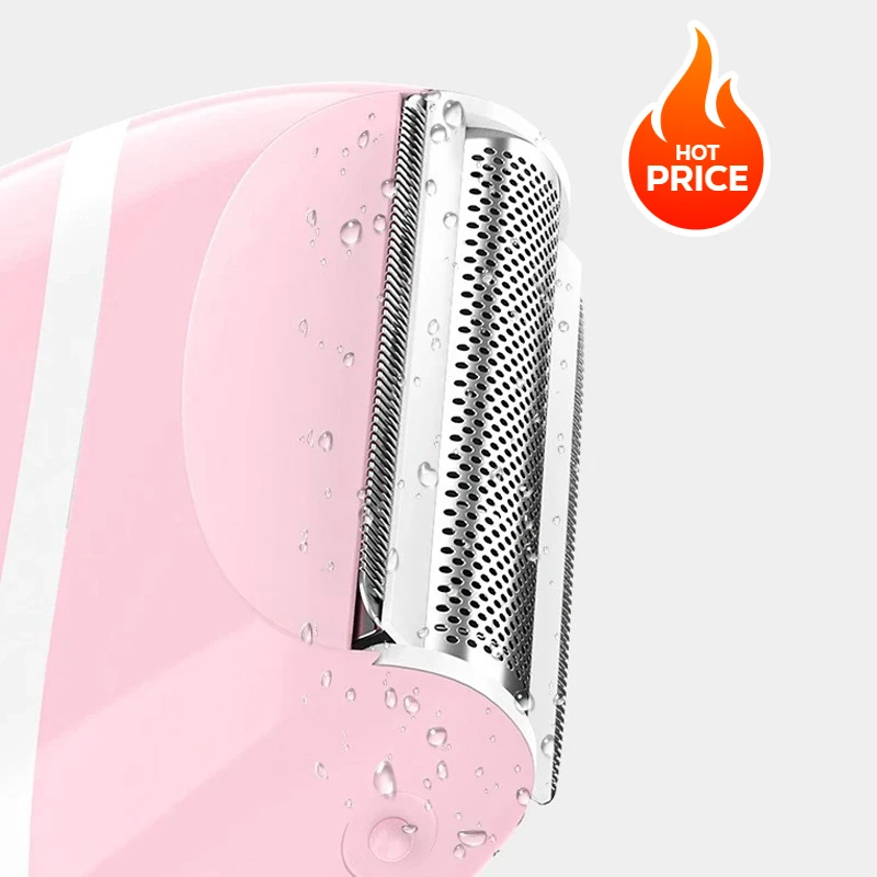 Машинка для удаления волос триммер женщин наконечник ножа водонепроницаемый