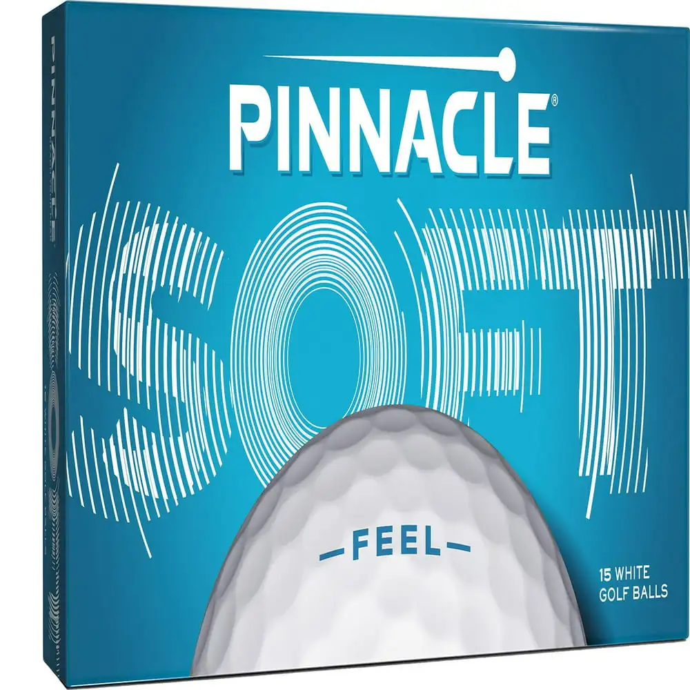 2019 Soft Golf Balls, White, 15 Pack
