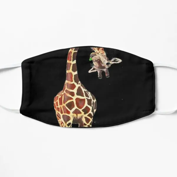 

Cute Giraffe Flat Printing Face Mask Windproof Dustproof Washable Accessories Cotton Pattern Sport Protective Mouth Anti Dust
