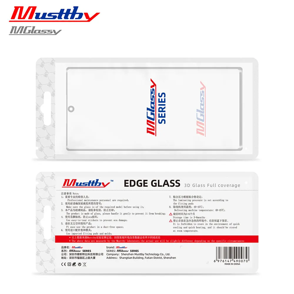 Musttby 5 шт. 1:1 OEM EDGE 40 NEO Внешнее стекло + изогнутый экран OCA для Moto Motorola 30 FUSION X40 40Pro 30U