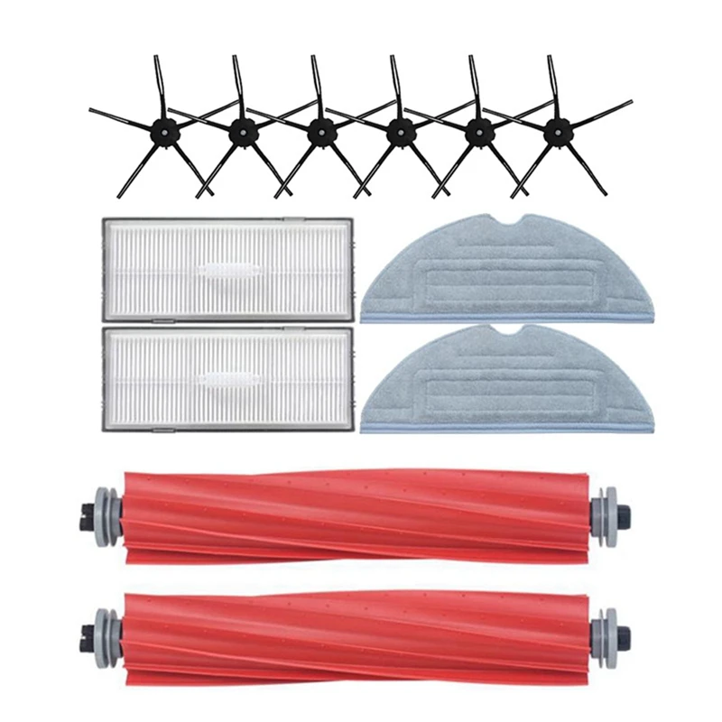 

Сменная основная щетка, Швабра, фильтр НЕРА, боковая щетка для Xiaomi Roborock S7 T7 T7S Plus, комплекты запасных частей для пылесоса