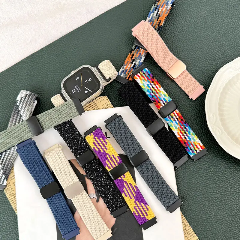 Чехол + ремешок для Xiaomi Redmi Watch 4/3/2/1 3 активный браслет Mi Lite магнитный нейлоновый