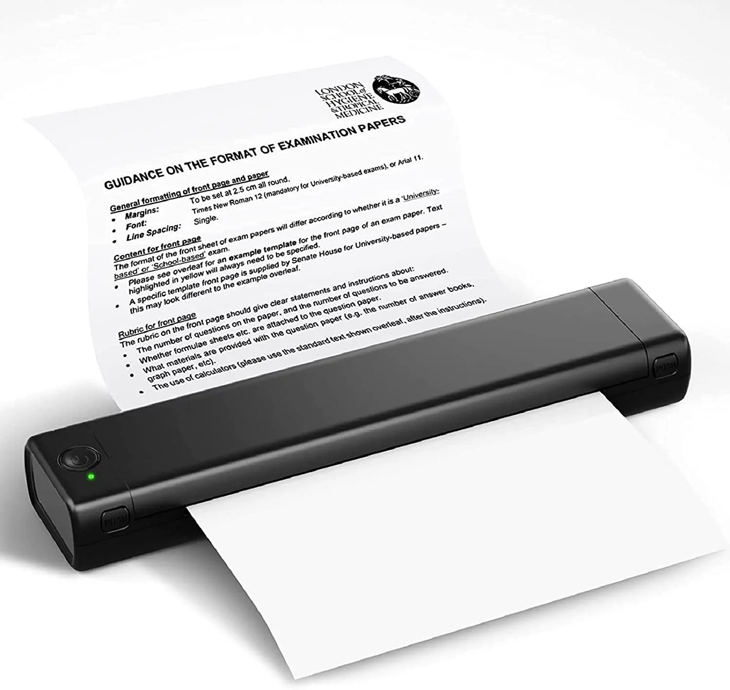 

Portable Printers Wireless for Travel M08F A4Thermal Printer Use for Mobile Office, Support 8.26" X 11.69" A4 Size Thermal Paper