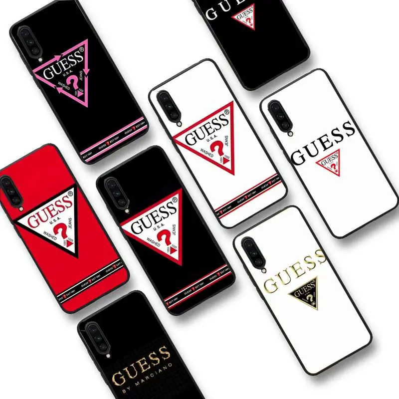 

Luxury Brand Design GUESS Phone Case For Xiaomi mi9 mi8 F1 9SE 10lite note10lite Mi8lite xiaomi mi5x