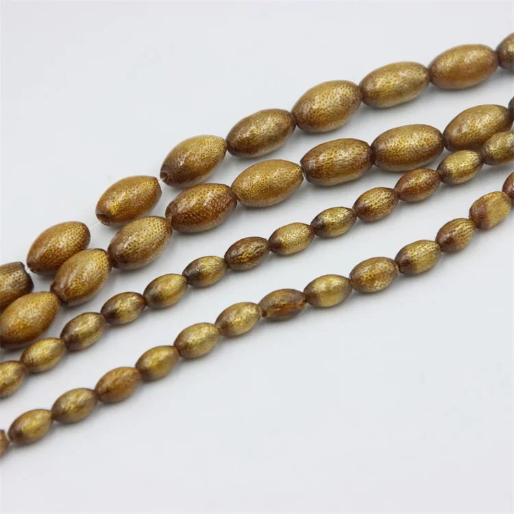 

DIY Natural Drum Shape Golden Coral Spacer Beads Good Quality Charm for Jewelry Making Tribal Necklace Earrings Accessories Gift