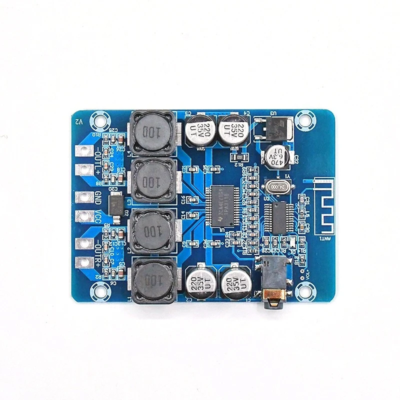 

XH-M314 Bluetooth плата цифрового усилителя мощности TPA3118 двойной 45 Вт аудио модуль декодирование AUX