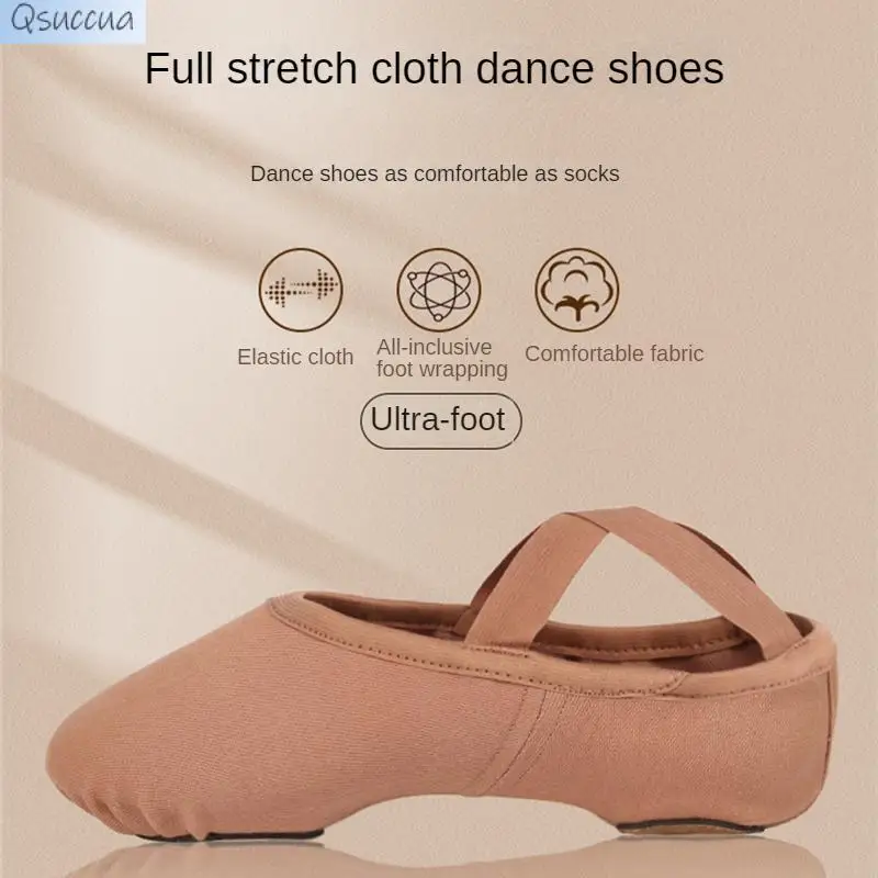 

Full Elastic Cloth Dance Shoes Women's Soft Sole Ballet Shoes Yoga Cat Claw Shoes