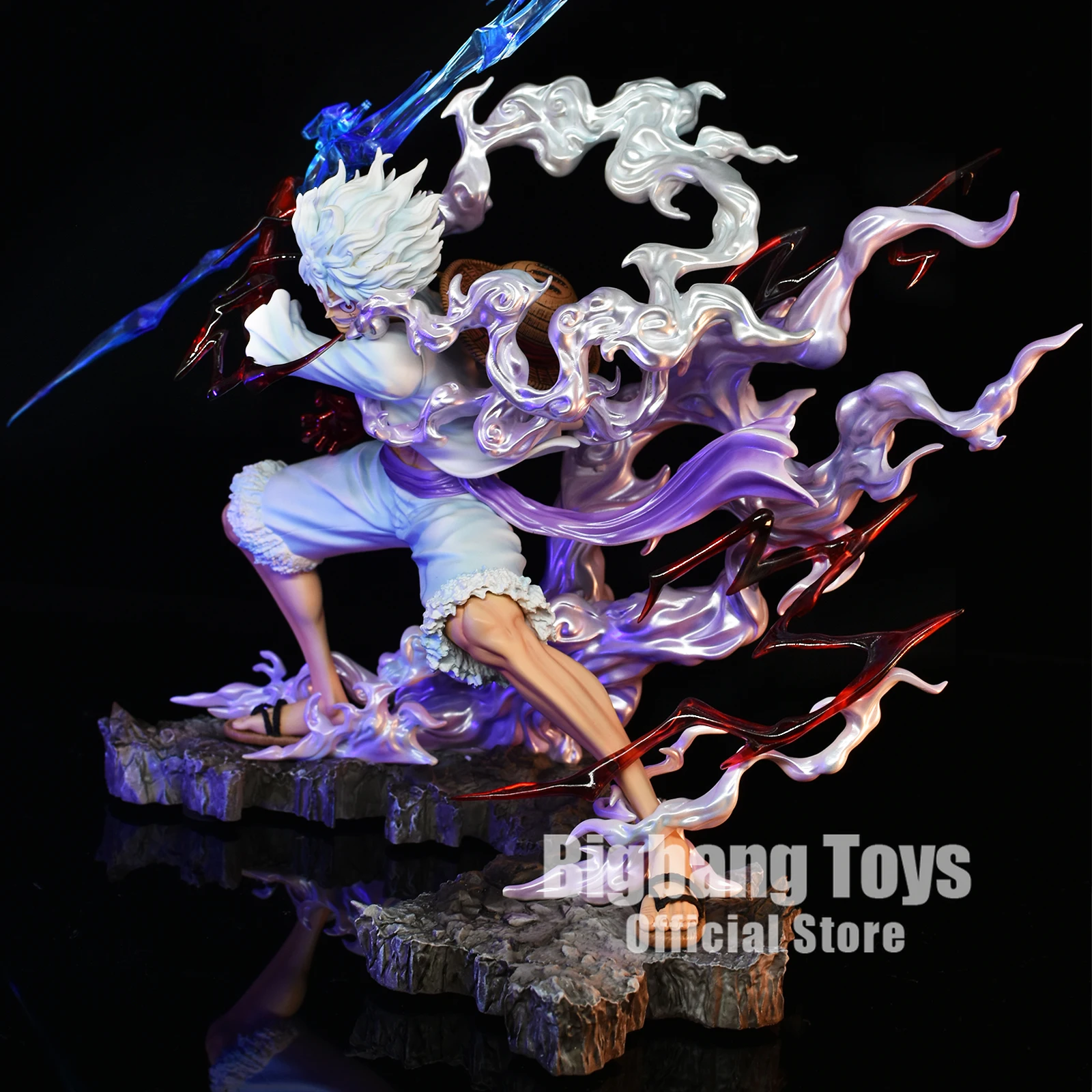 

27cm One Piece Anime figure Luffy GEAR 5 Figurine Nika Luffy Sun God Action Figures Collectible Model Toys Gift