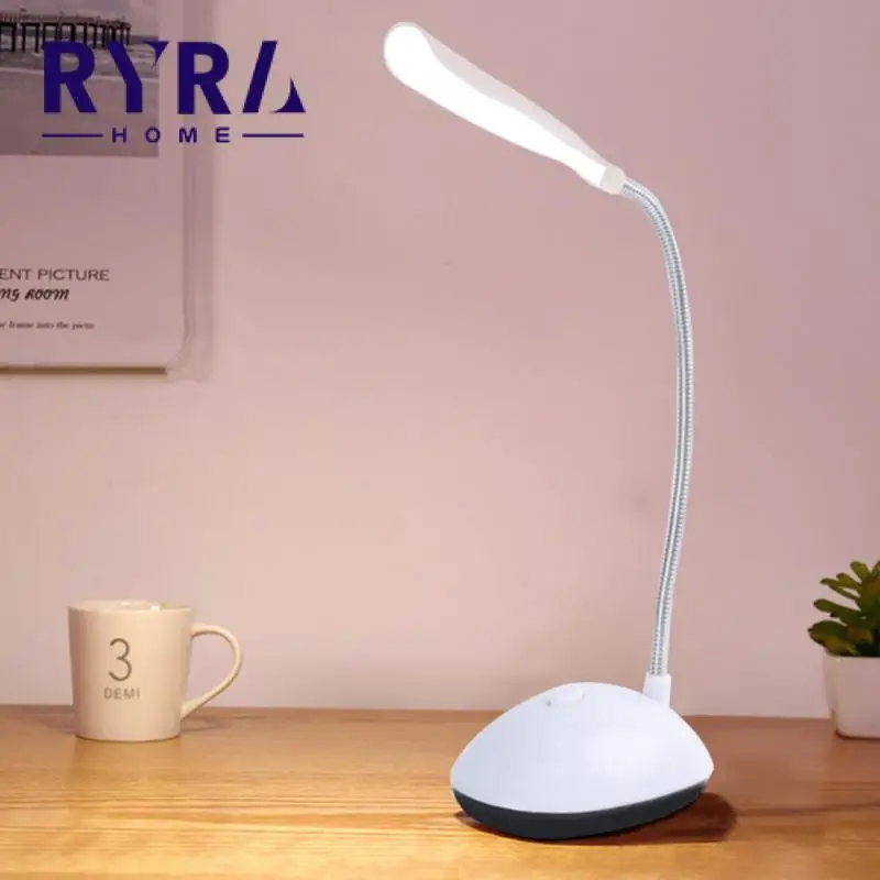 

Table Lamp For Bedroom AAA Battery Powered LED Desk Lamp Study Book Lights Bedside Lamp Reading Lamp Student Office Lamp Table