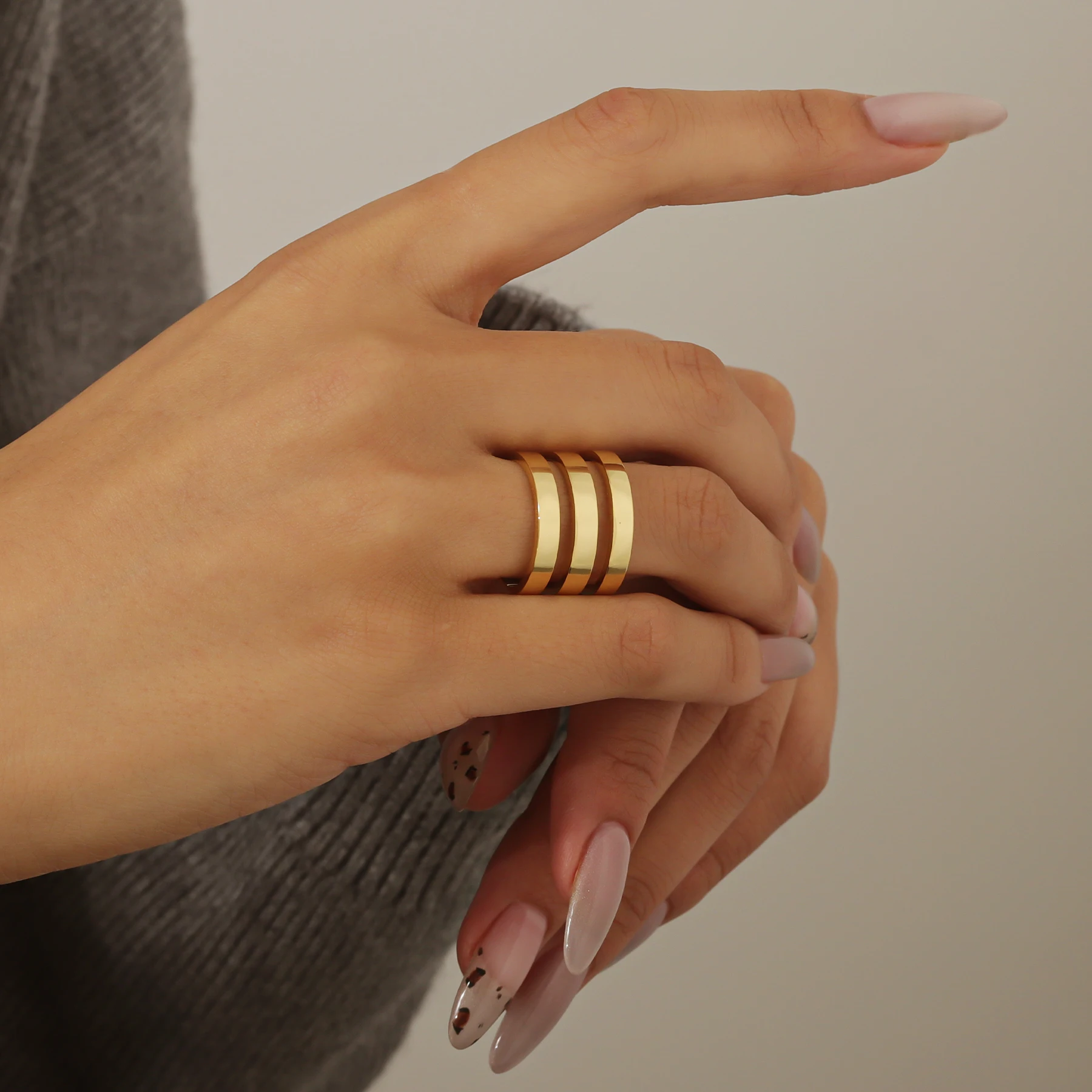 Кольцо с гравировкой имени на заказ для семьи персонализированное кольцо из