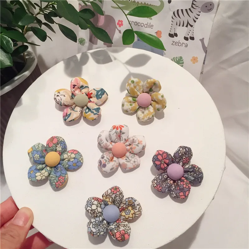 10 шт. DIY новая ткань небольшие цветы аксессуары для волос Одежда обувь и носки аксессуары для одежды декоративная ткань patc