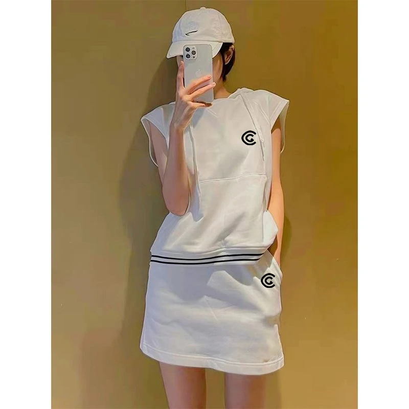 Women's New Golf Apparel Golf T-shirt Women's Golf Sports Casual Wear Women's Golf Set 2023 Spring/Summer Golf Apparel