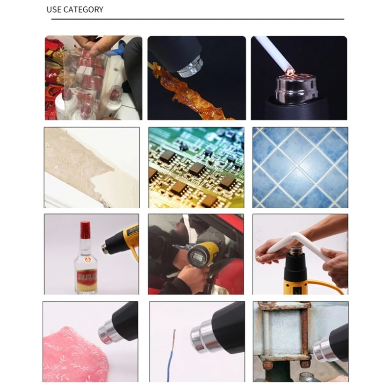 Пистолет горячего воздуха с регулируемой температурой