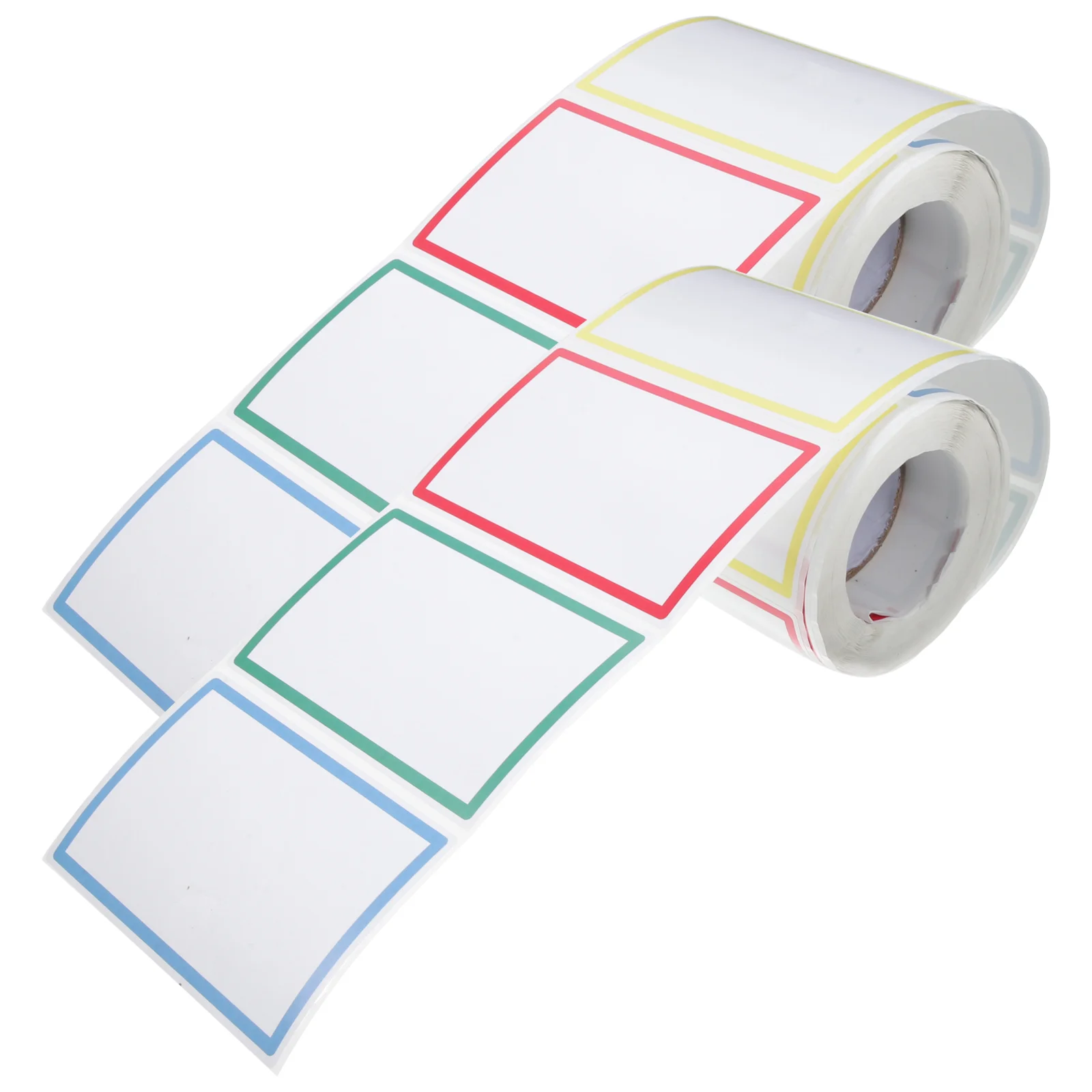 

2 Rolls Label Sticker Name Impresora De Sticker Tag Sealing Coated Paper Tags Clothes Sign Labels