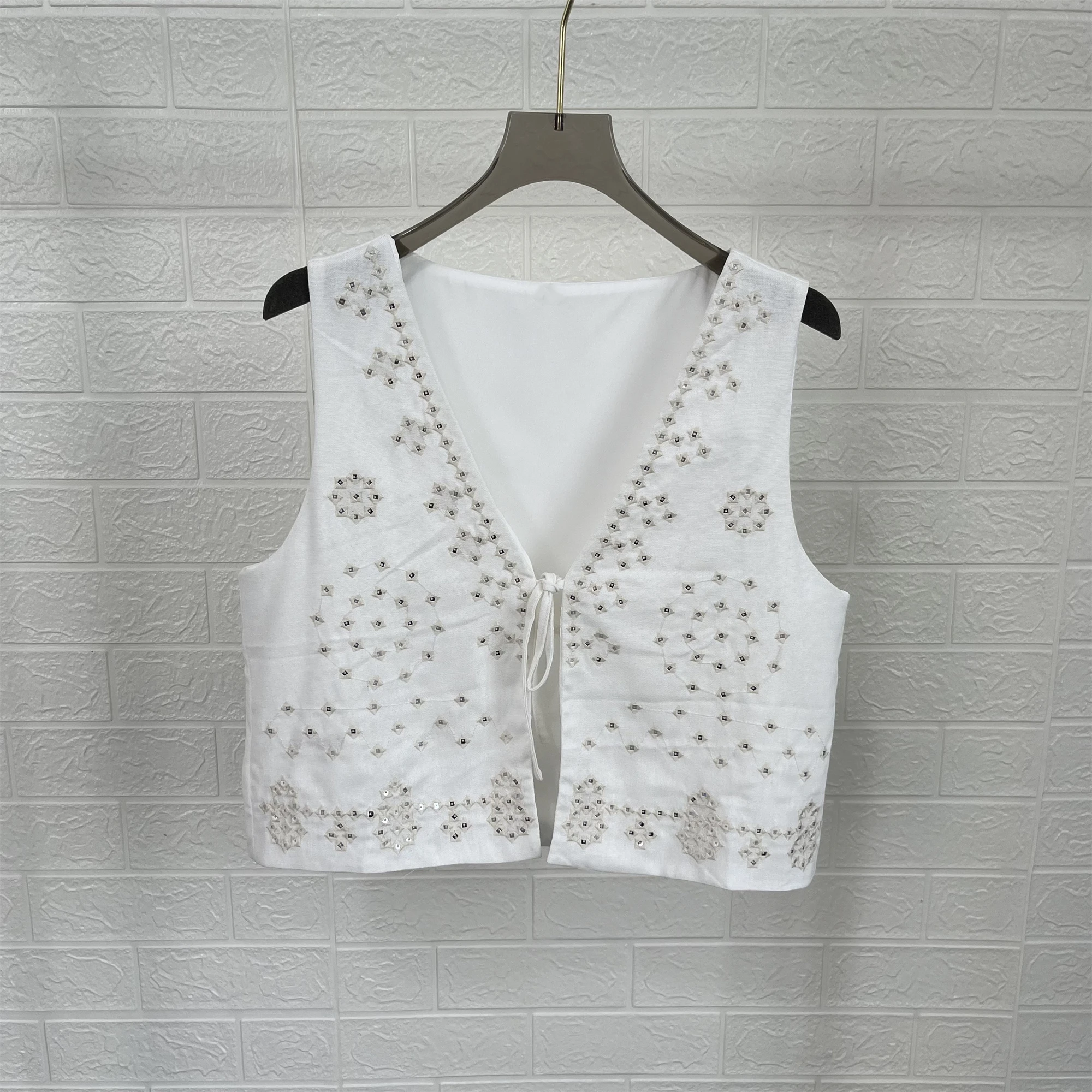 Женская Блестящая юбка Taop &amp Za с завышенной талией и V-образным вырезом