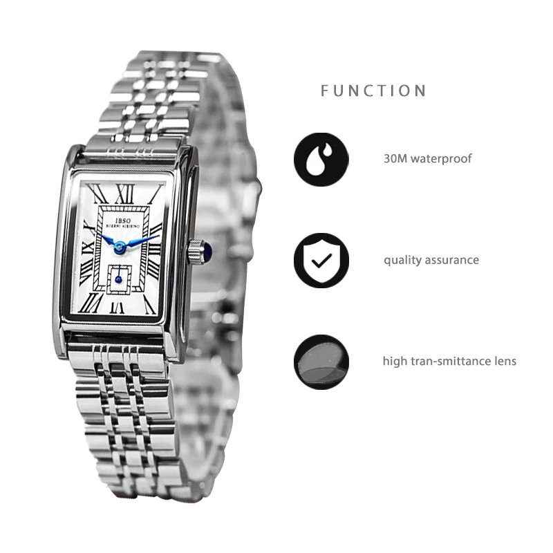 Elegant Women Small Wristwatch Steel Waterproof Hand Clock Girlfriend Gifts Luxury Original Brand Ladies Rectangular Watches New enlarge